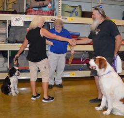 Penny assisting at PetsMart -  09OCT14