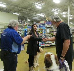 Penny assisting at PetsMart - 19MAR19