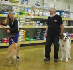 Penny assisting at PetsMart - 24MAR19