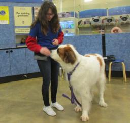 Penny assisting at PetsMart - 26MAR19